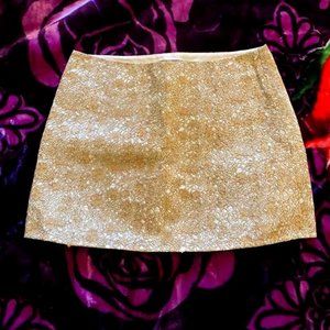 NWOT Unique Laser cut Leather Mini Skirt (6)